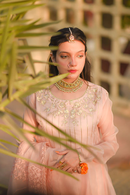 TAJ MEHAL - Wedding 3pc Organza Maxi