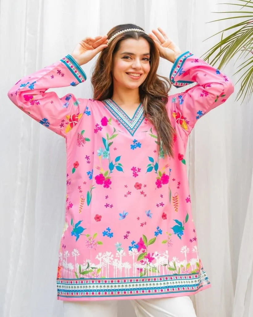 Dananeer Digital Lawn Co-ord Set