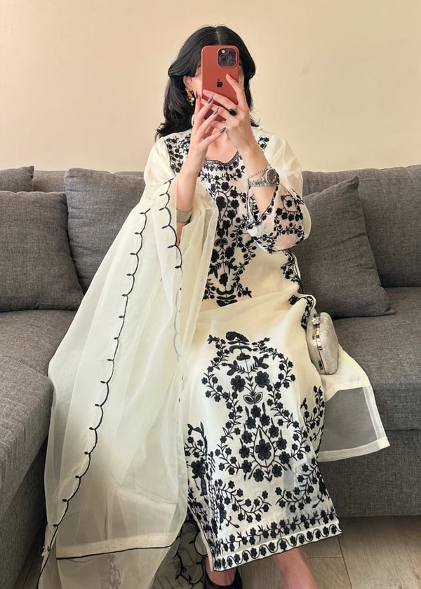 Jasmine - Organza Maxi 3-Pcs.