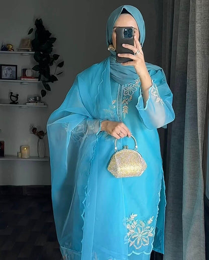 Organza Aqua